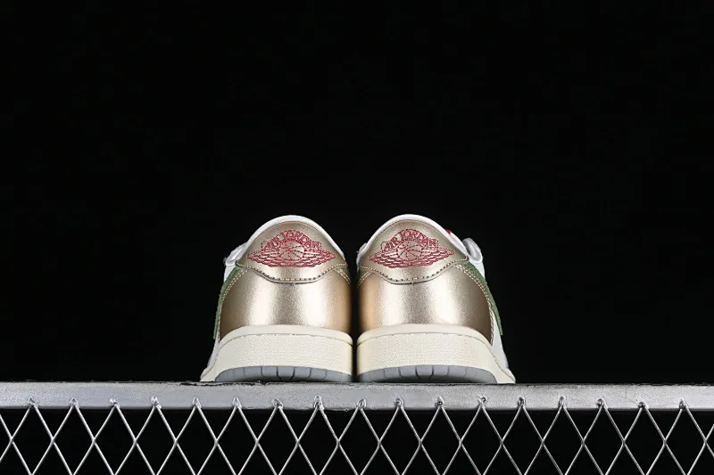 All categories Air Jordan Jordan series basketball shoes Air Jordan 1 Low Pure original Air Jordan 1 Low OG GS "Chinese New Year" AJ1 Joe 1 Dragon Year zodiac color low-top cultural casual sneakers FQ6593-100